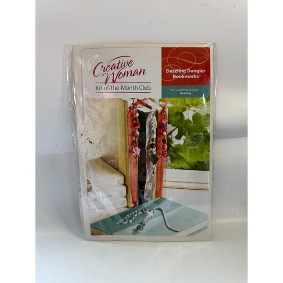 New Creative Woman Kit of the Month Club Dazzling Dangler Bookmarks CWC86 - Picture 1 of 2